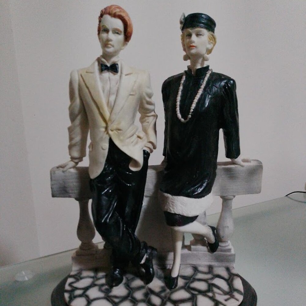 Incredible Mid Century Jazz Age statue